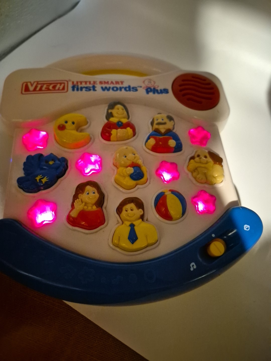 VTech Little Smart First Words Plus Flashing Lights Sounds & Music Vintage-Works