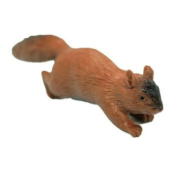 Squirrel, Very Nice Plastic Animal, Realistic Figure, Lifelike Model 3″ F1016