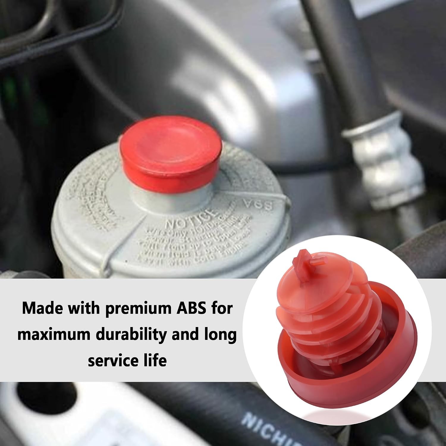Power Steering Cap 2Pc Replacement Honda Acura Reservoir Cap