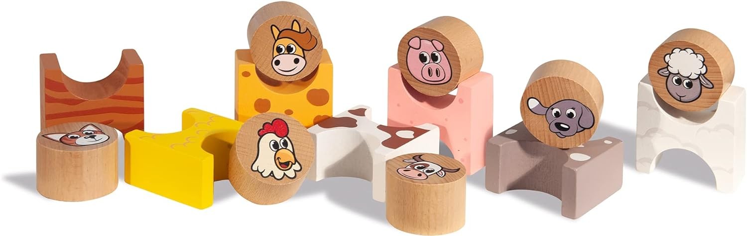 Eichhorn 100005201 Stacking game, Colourful