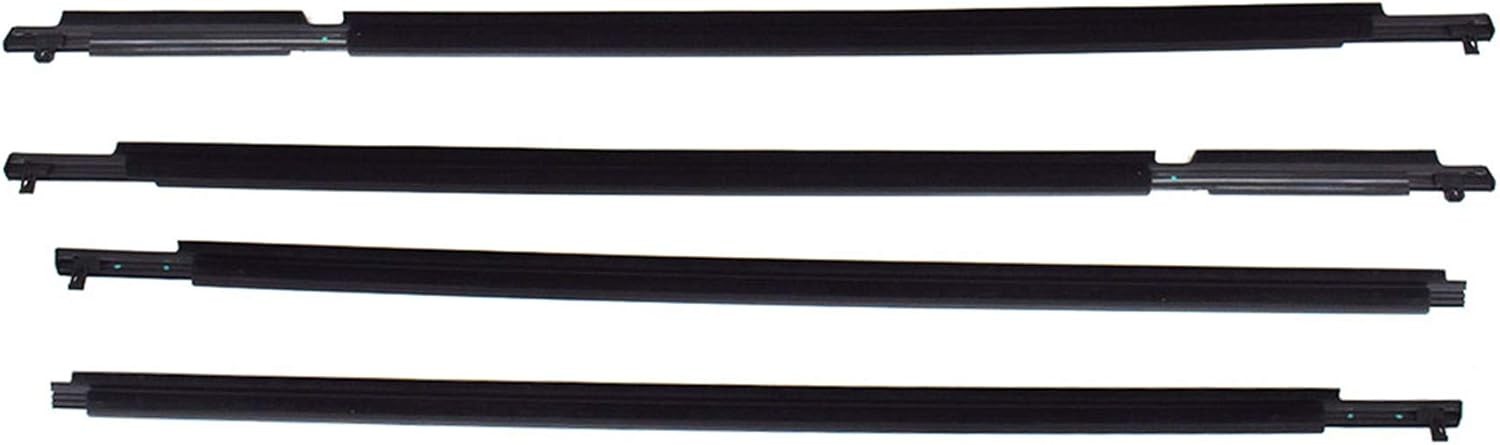 4-piecs Weatherstrip Window Molding Trim Sill Seal Belt Replacement for RAV4