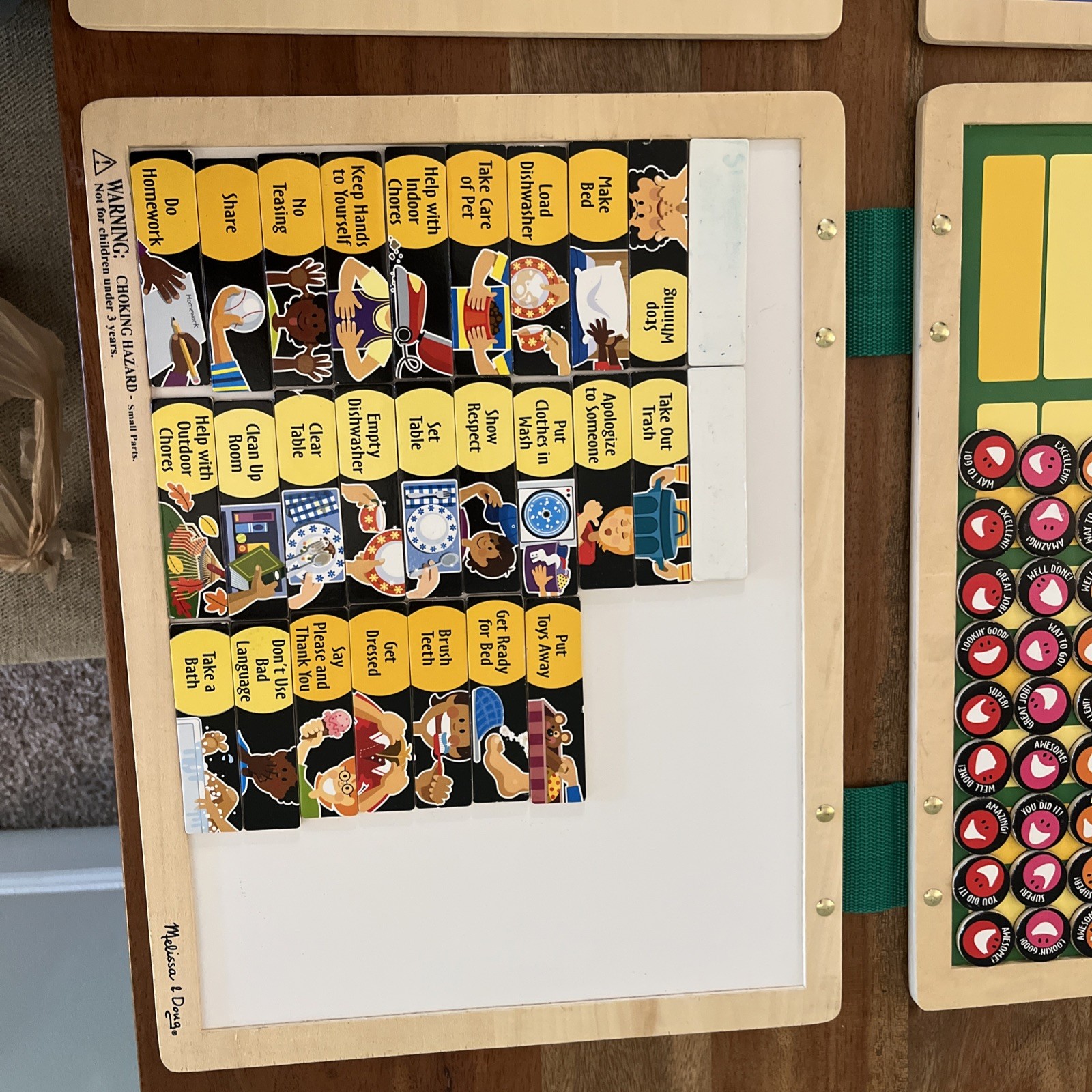 Melissa And Doug Magnetic Sets Responsibility Chart And Monthly Calendar