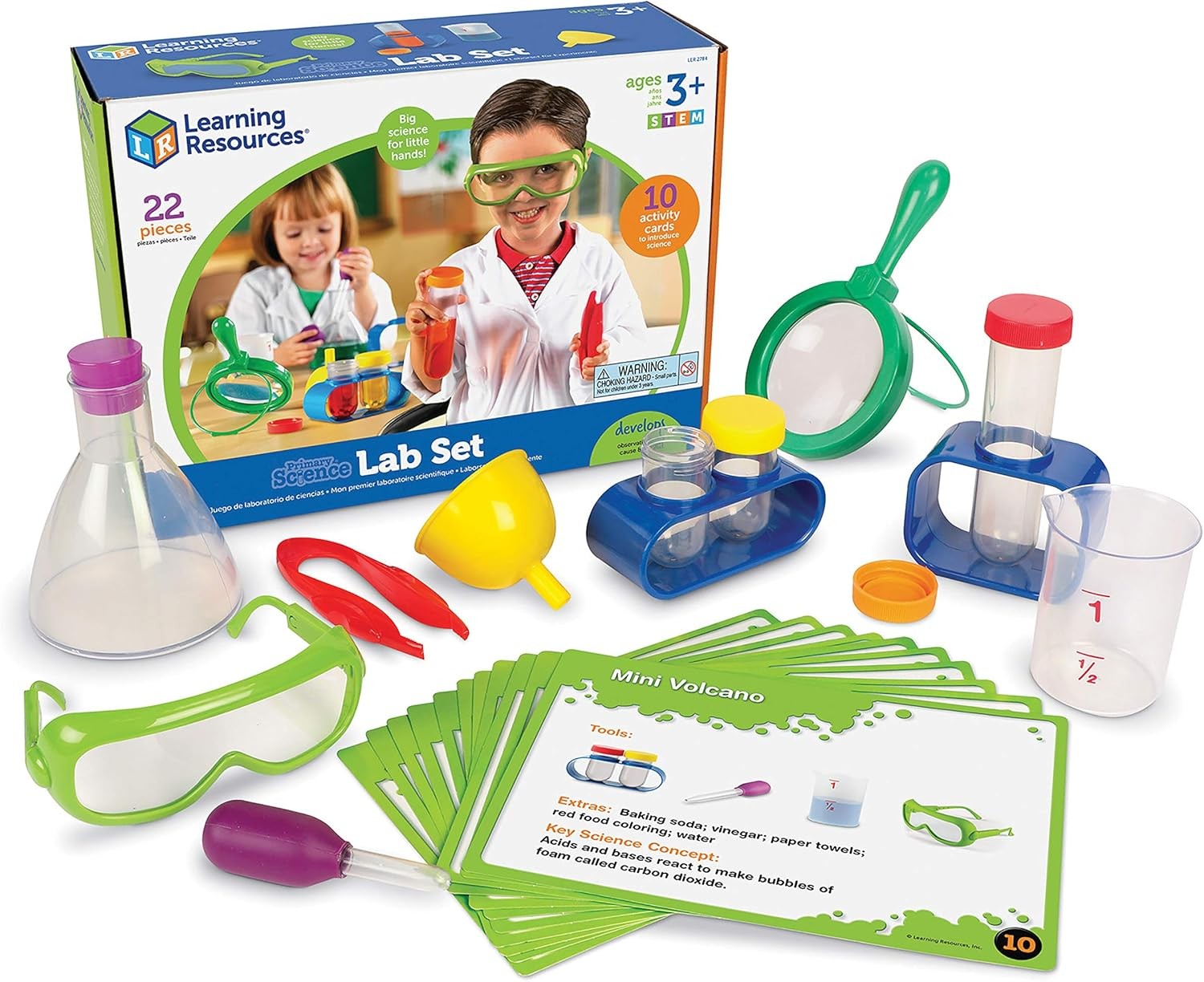 Learning Resources Primary Science Lab Activity Set – Experiments for Kids