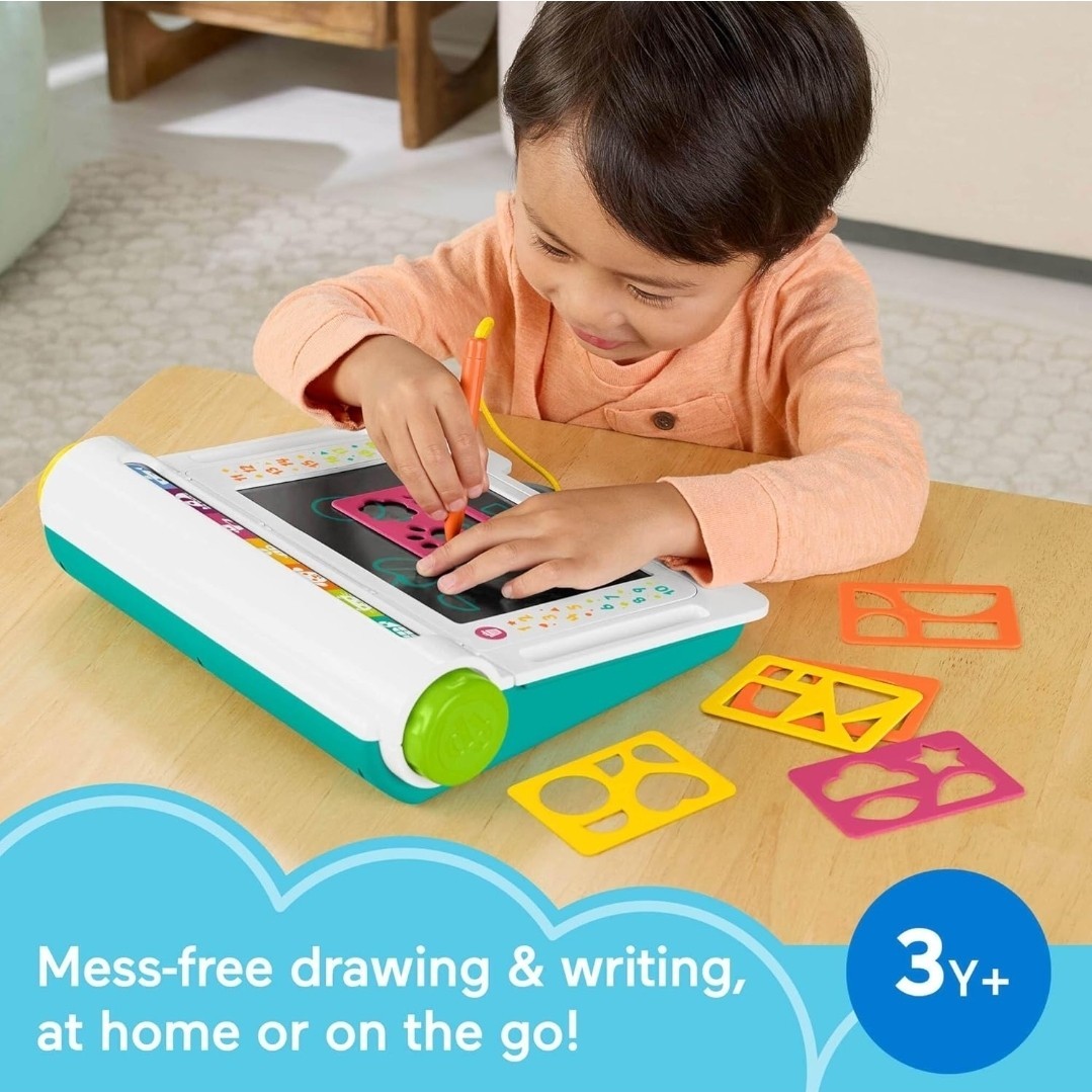 Fisher-Price Preschool Toy Learning and Scribbling Table, Writing Tablet