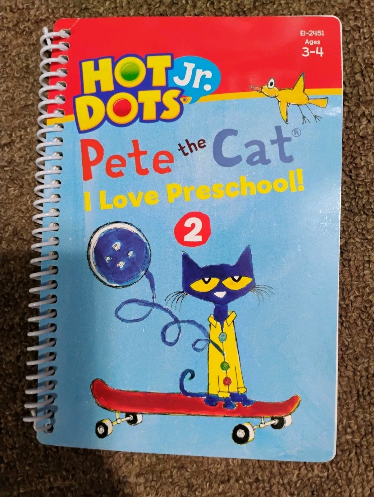 Hot Dots & Hot Dots Junior Educational Insights Lot Including Pete The Cat