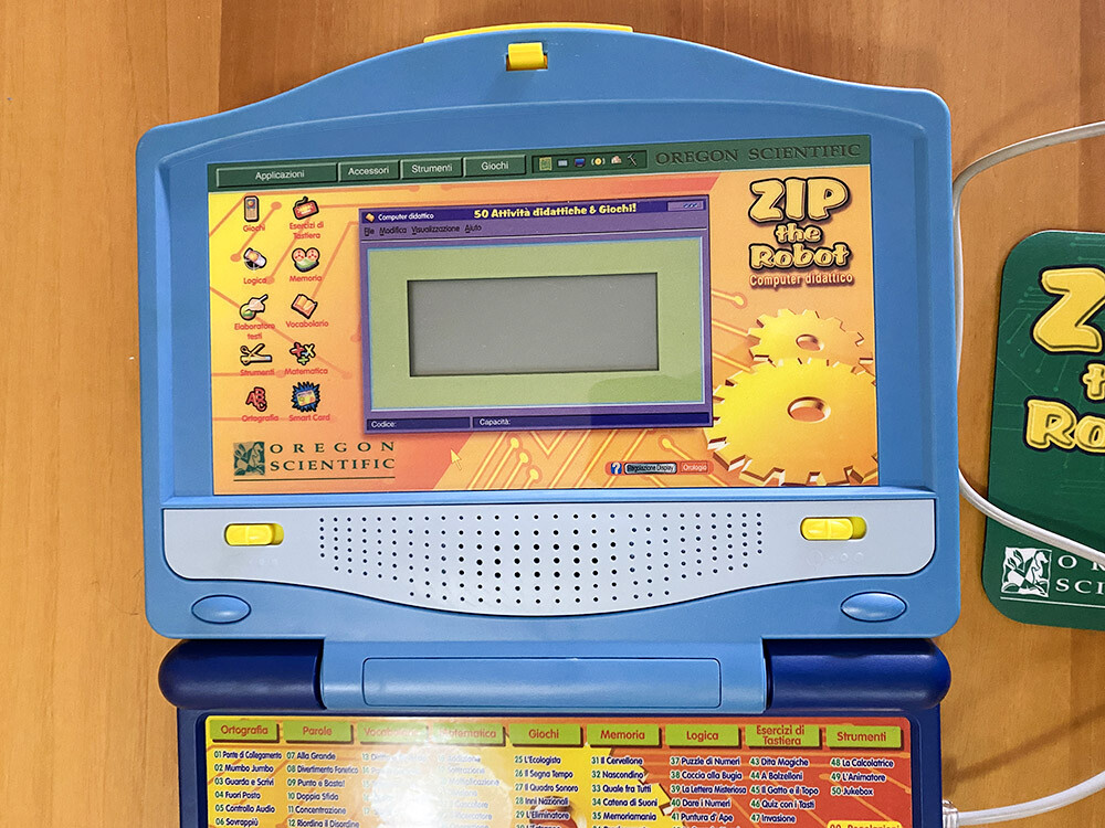 Zip the Robot Educational Computer Oregon Scientific 50 Activities Educational Games