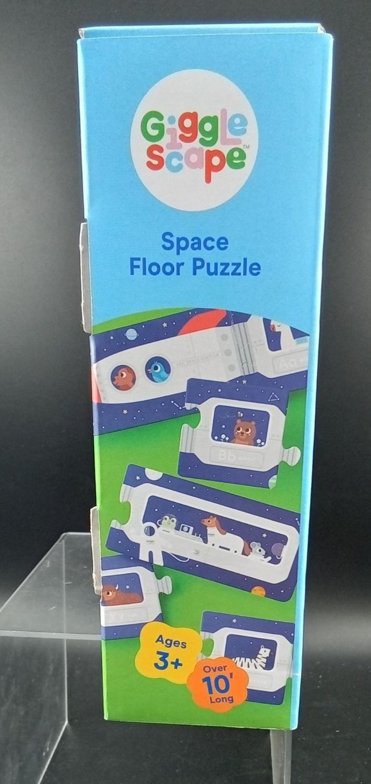Gigglescape Space Floor Puzzle Ages 3+ Alphabet Animal Themed 28-Piece 10 Ft Lon