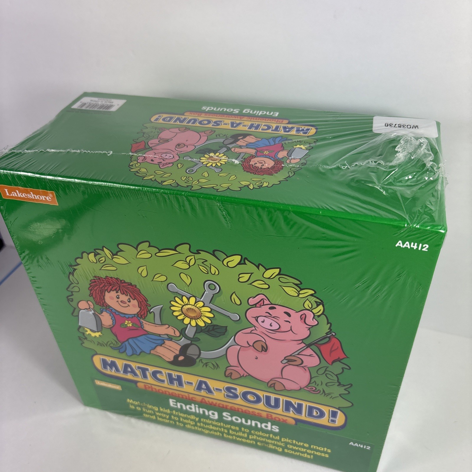 Lakeshore Match‑A‑Sound AA412 Ending Sounds Miniatures Set -New