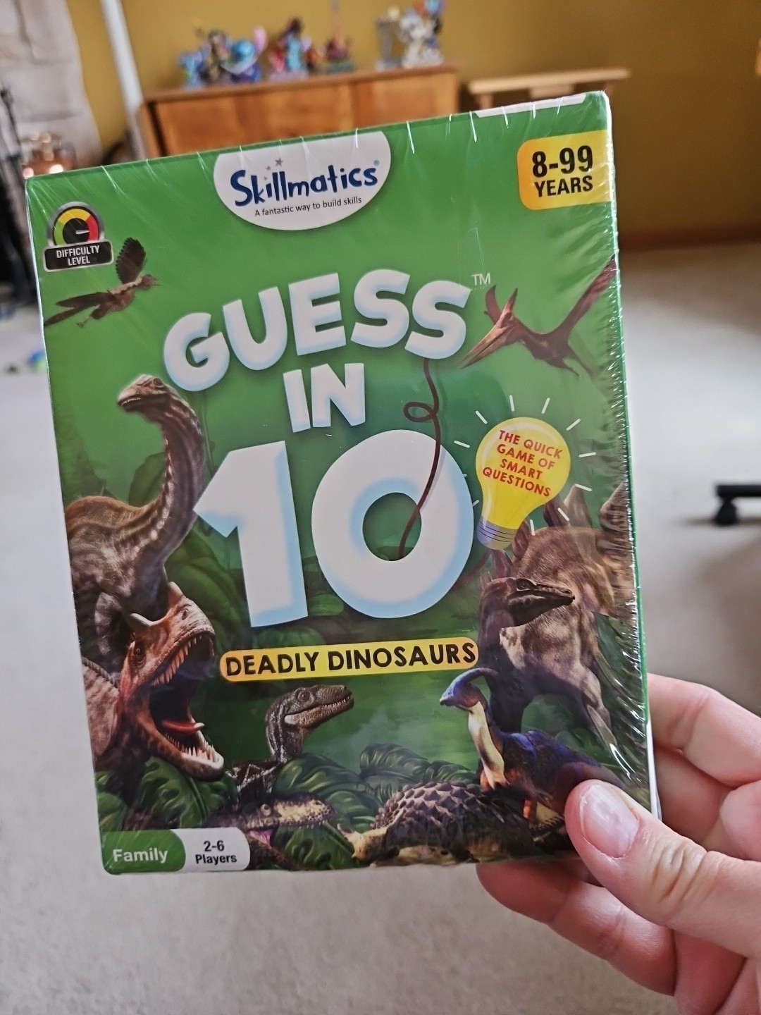 Skillmatics Guess in 10 Deadly Dinosaurs 8+ Family Game New Sealed