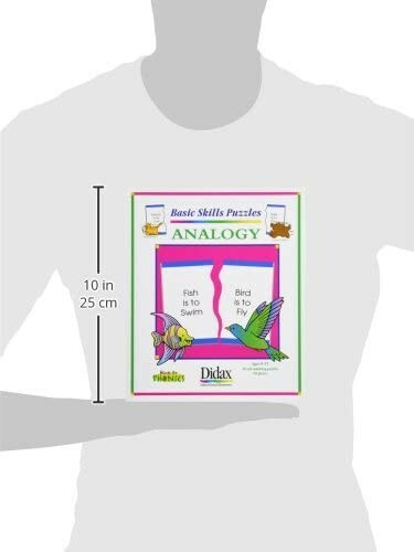 Didax Basic Skills Puzzles Analogies Educational Resource- 60 Piece