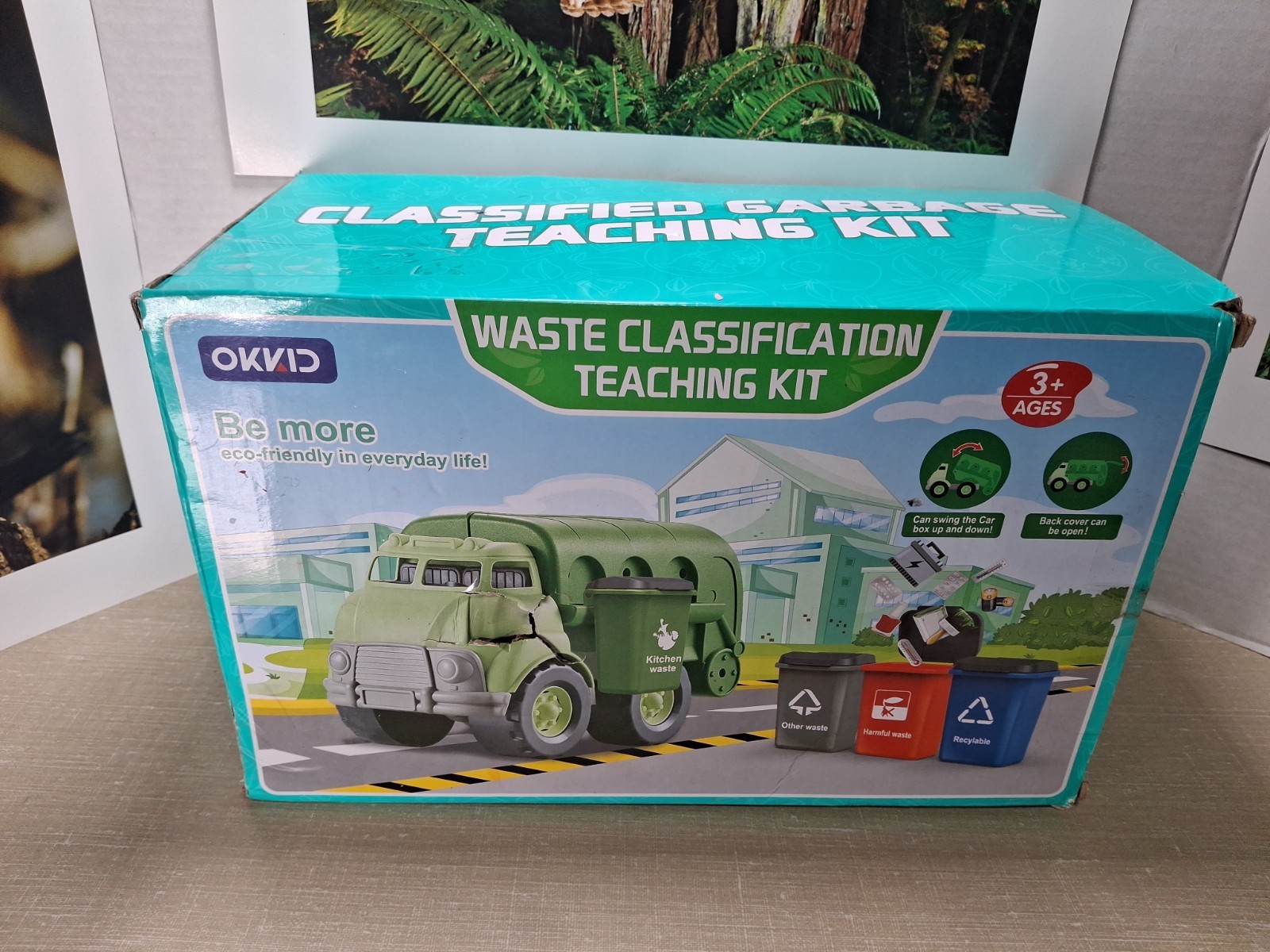 Wasteclassification Teaching Kit Garbage Truck Kids 3 Plus
