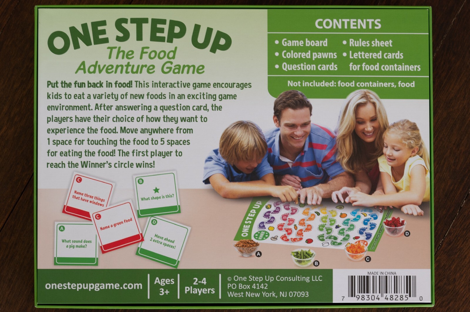 One Step Up – The Food Adventure Game