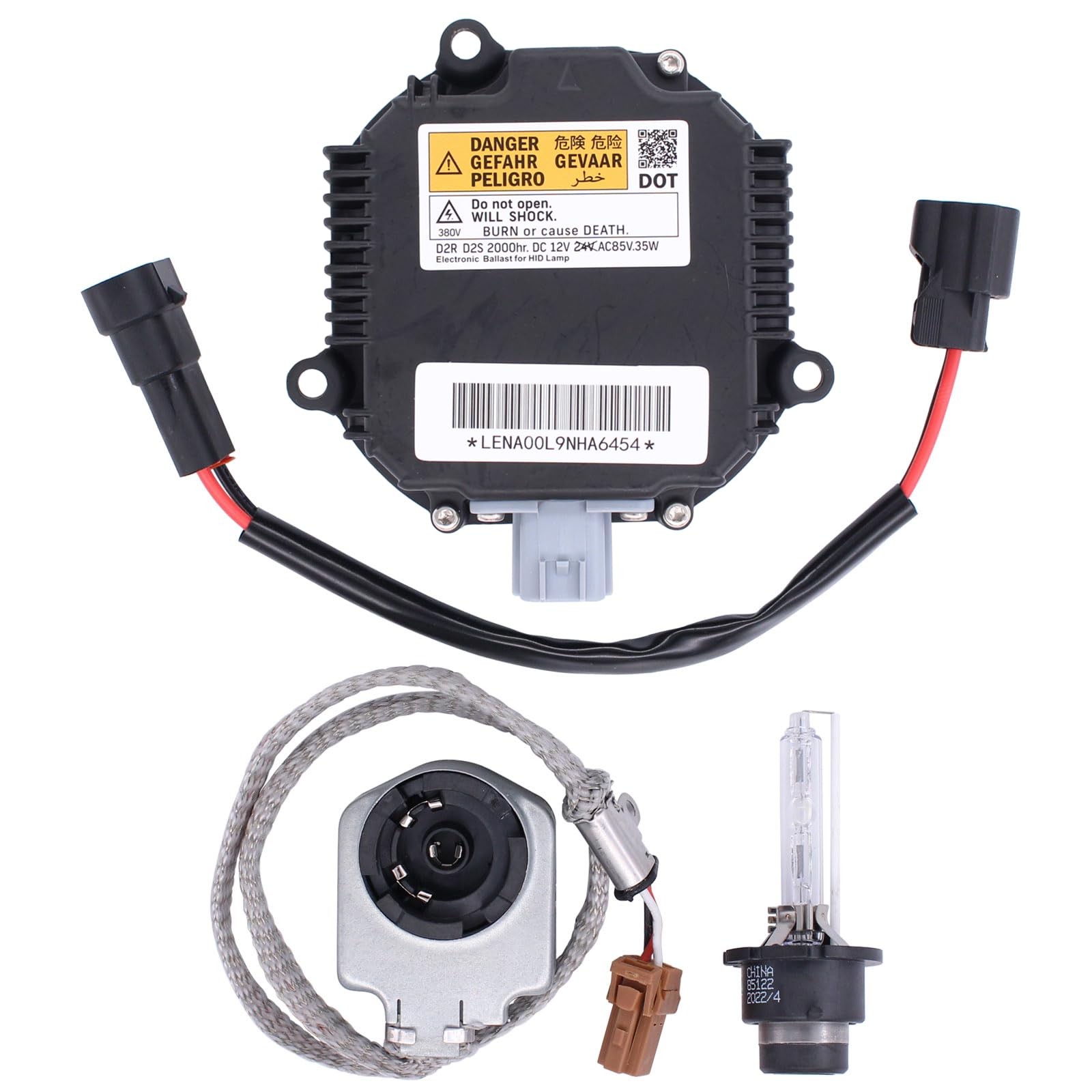 NewYall Xenon HID Headlight Ballast Control Unit with D2S Bulb and Igniter Mo…