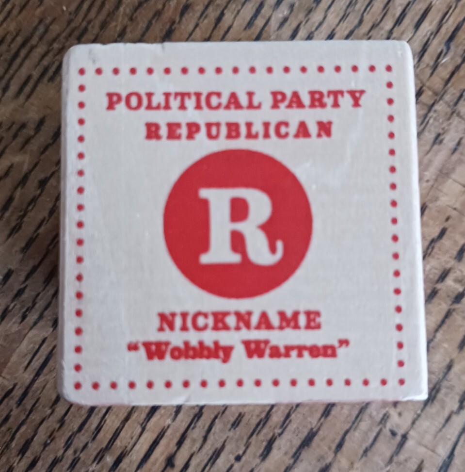 Uncle Goose Toys Presidential Block – Warren Harding