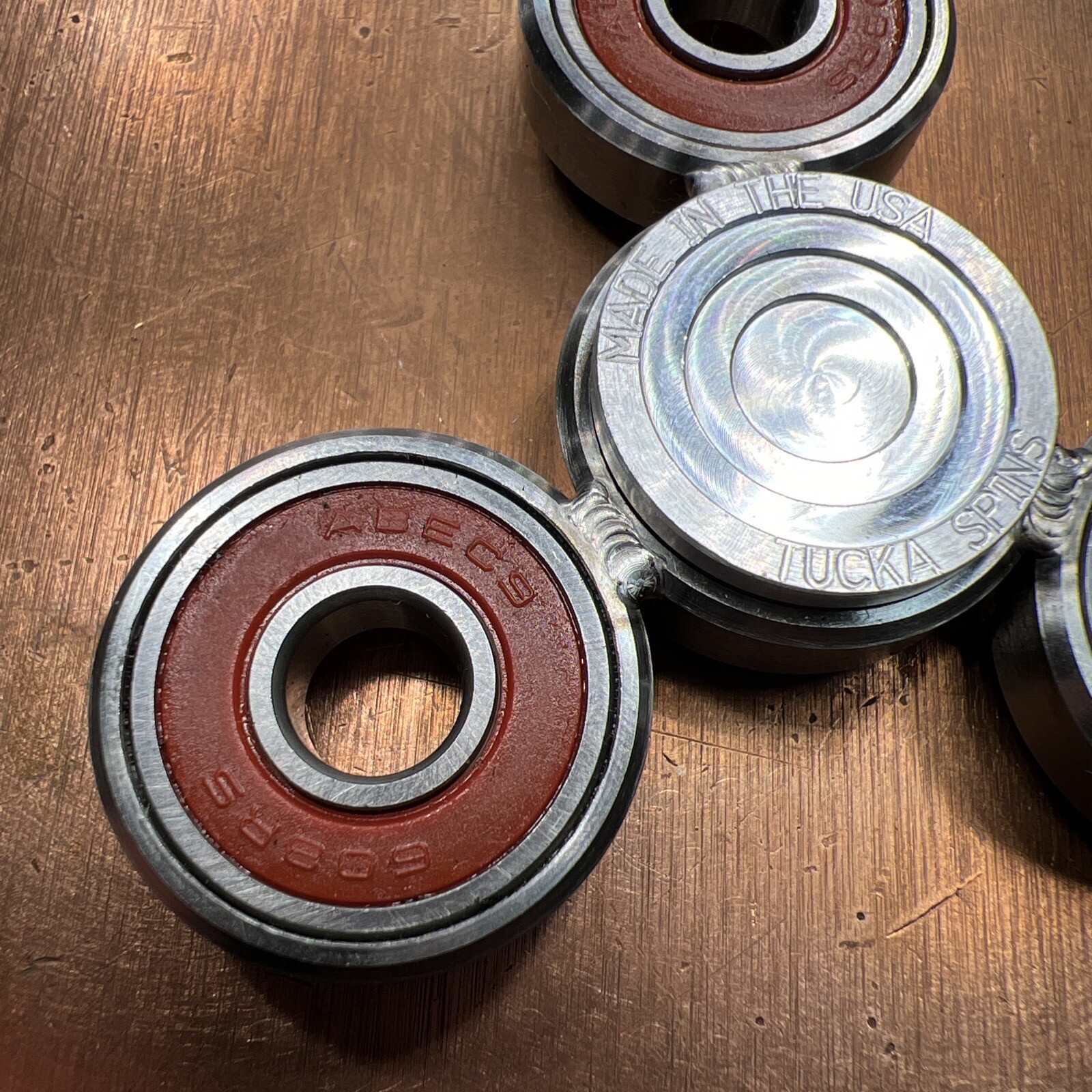 Tucka Spins Original Welded Stainless Steel Fidget Spinner 🇺🇸Made In USA🇺🇸
