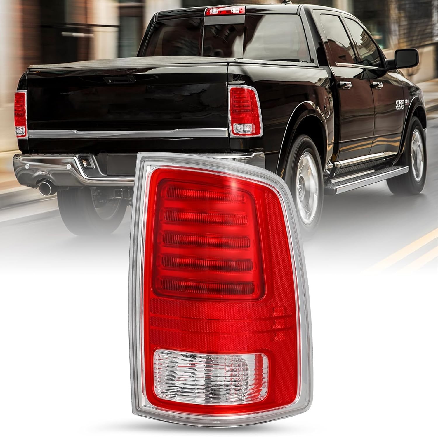 LED Tail Light Assembly Fit for 2013-2018 Dodge Ram 1500/2014-2018 Ram 2500 35..