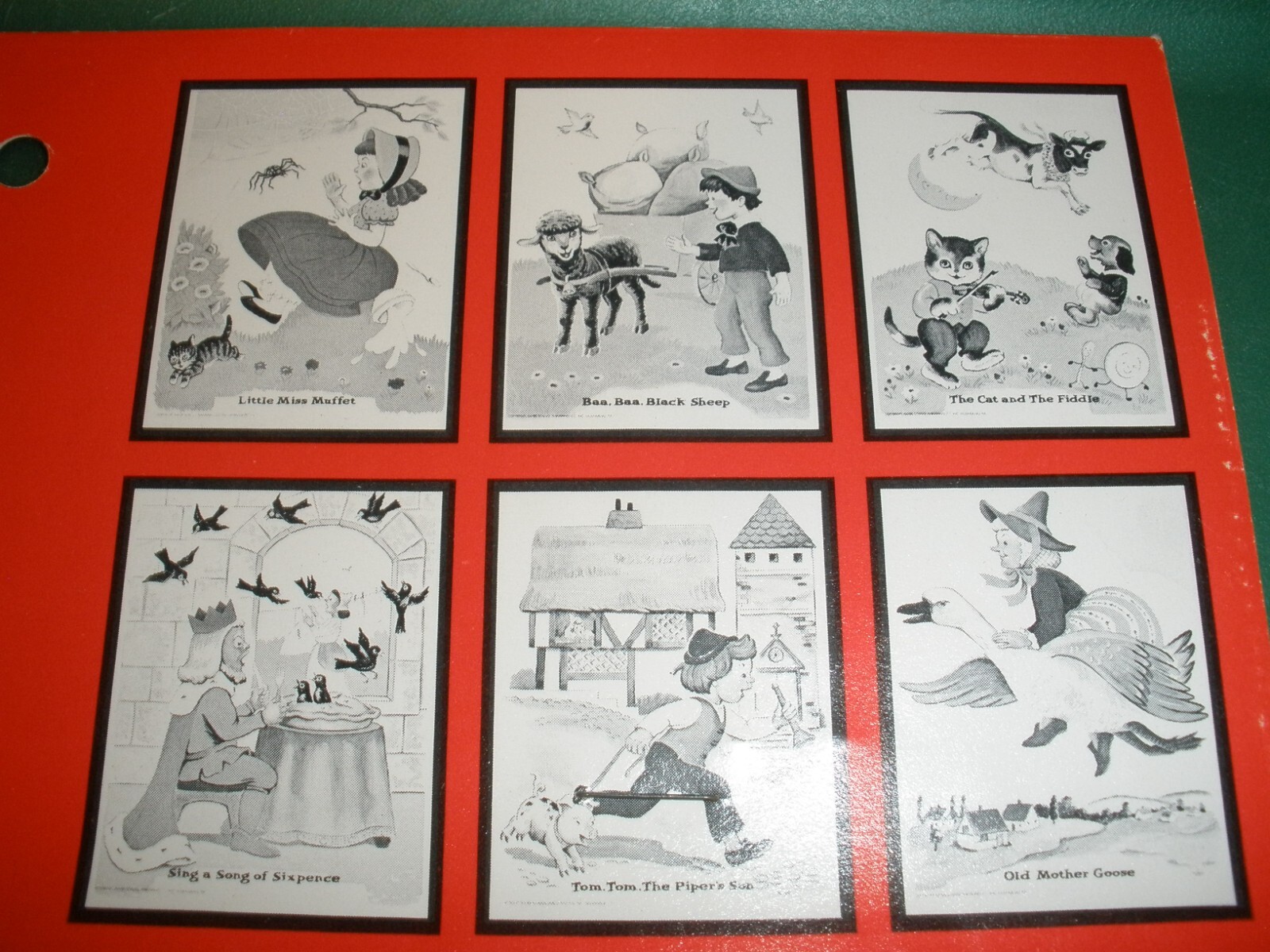 NEW Vintage Hayes Bulletin Board Aids 1988 NURSERY RHYMES