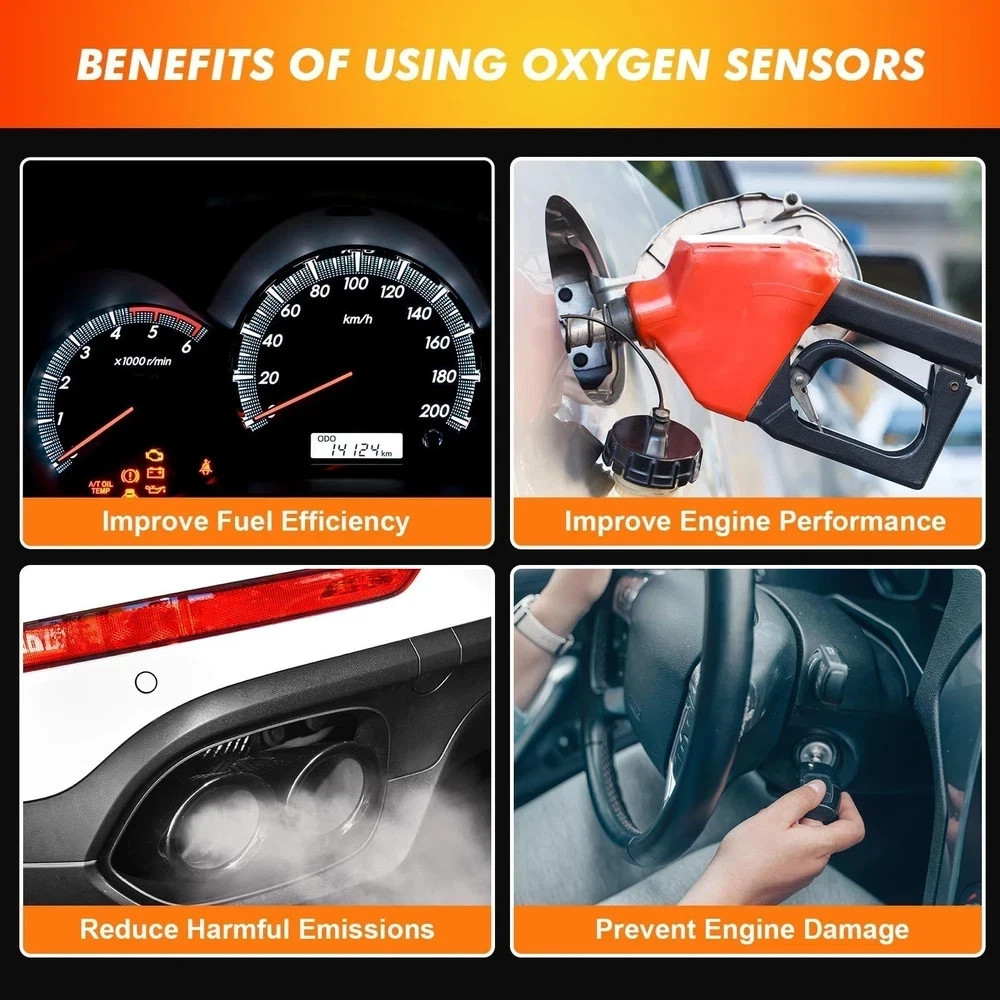 2011-2014 Oxygen Sensors Upstream Downstream Fit for Ford F150 2011 2012 2013…