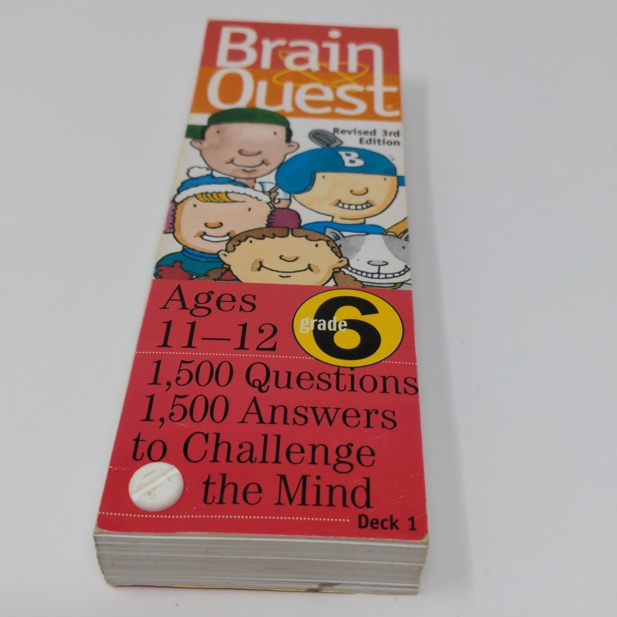 Brain Quest Grade 6 (Ages 11 – 12) Decks 1. & 2 3rd Edition Brain quest Cards
