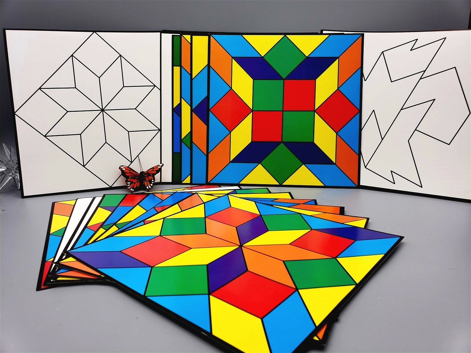 Wooden Parquertry Blocks Learning Resources