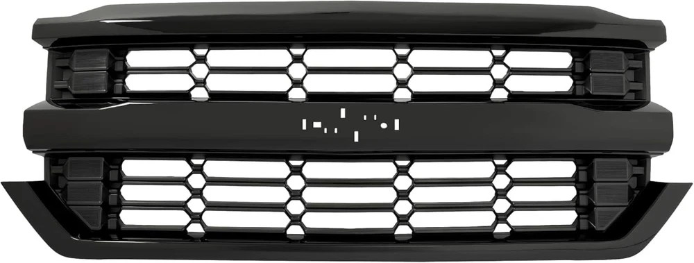 Front Grille Assembly Compatible with 2016-2019 Chevy Chevrolet Silverado 150…