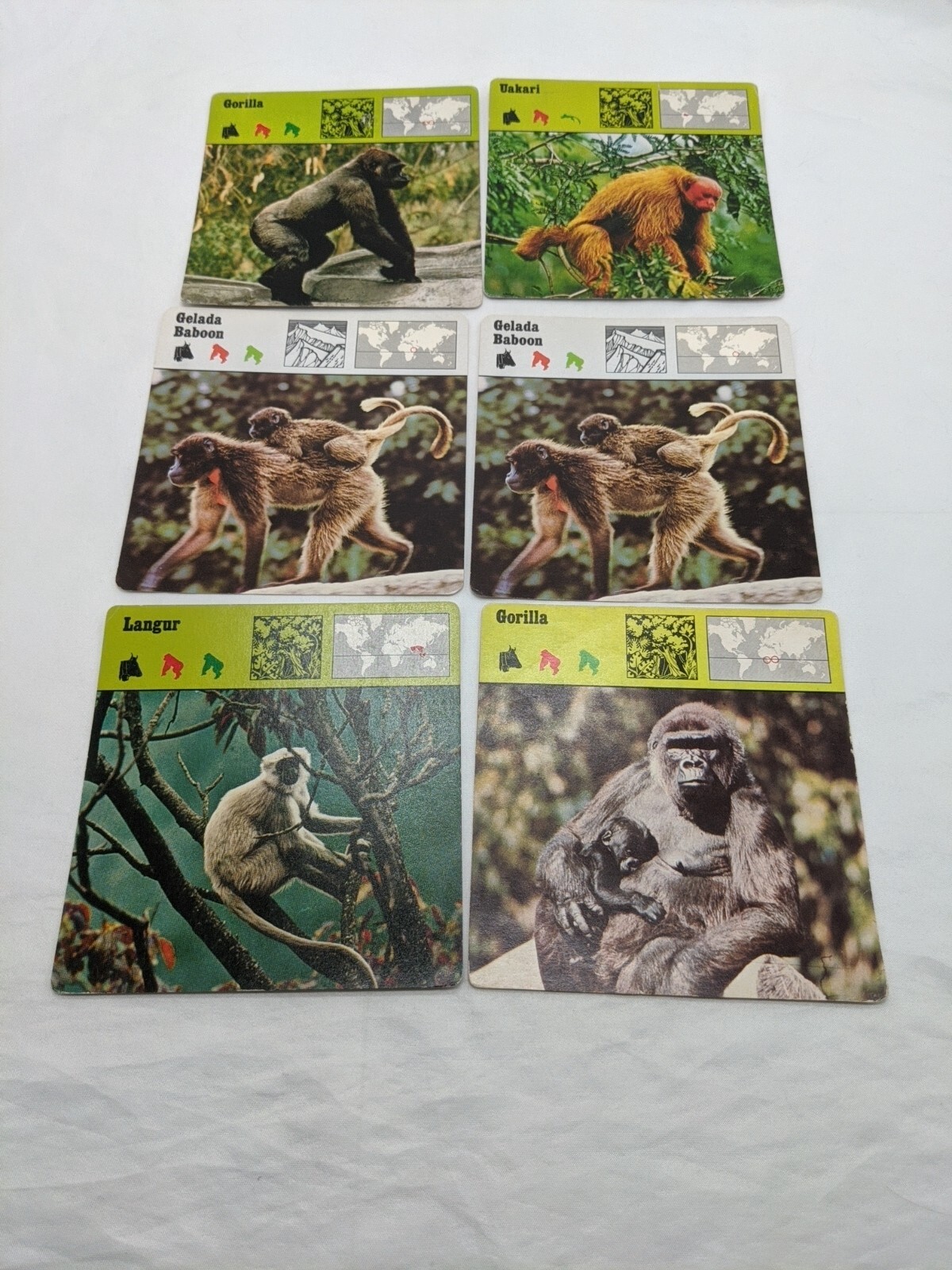 Lot Of (36) 1975 Rencontre Mammals I And II Education Cards
