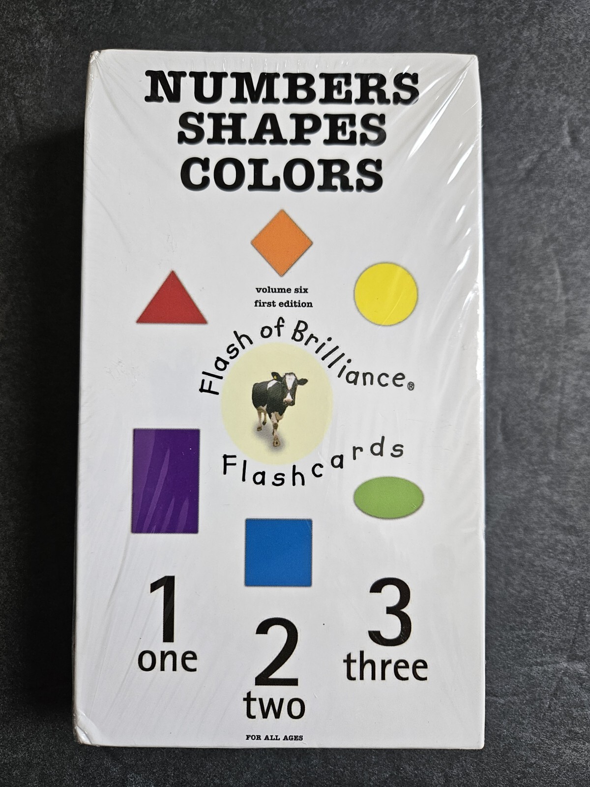Flash Of Brilliance Numbers, Shapes, Colors Flash Cards Volume 6 First Edition