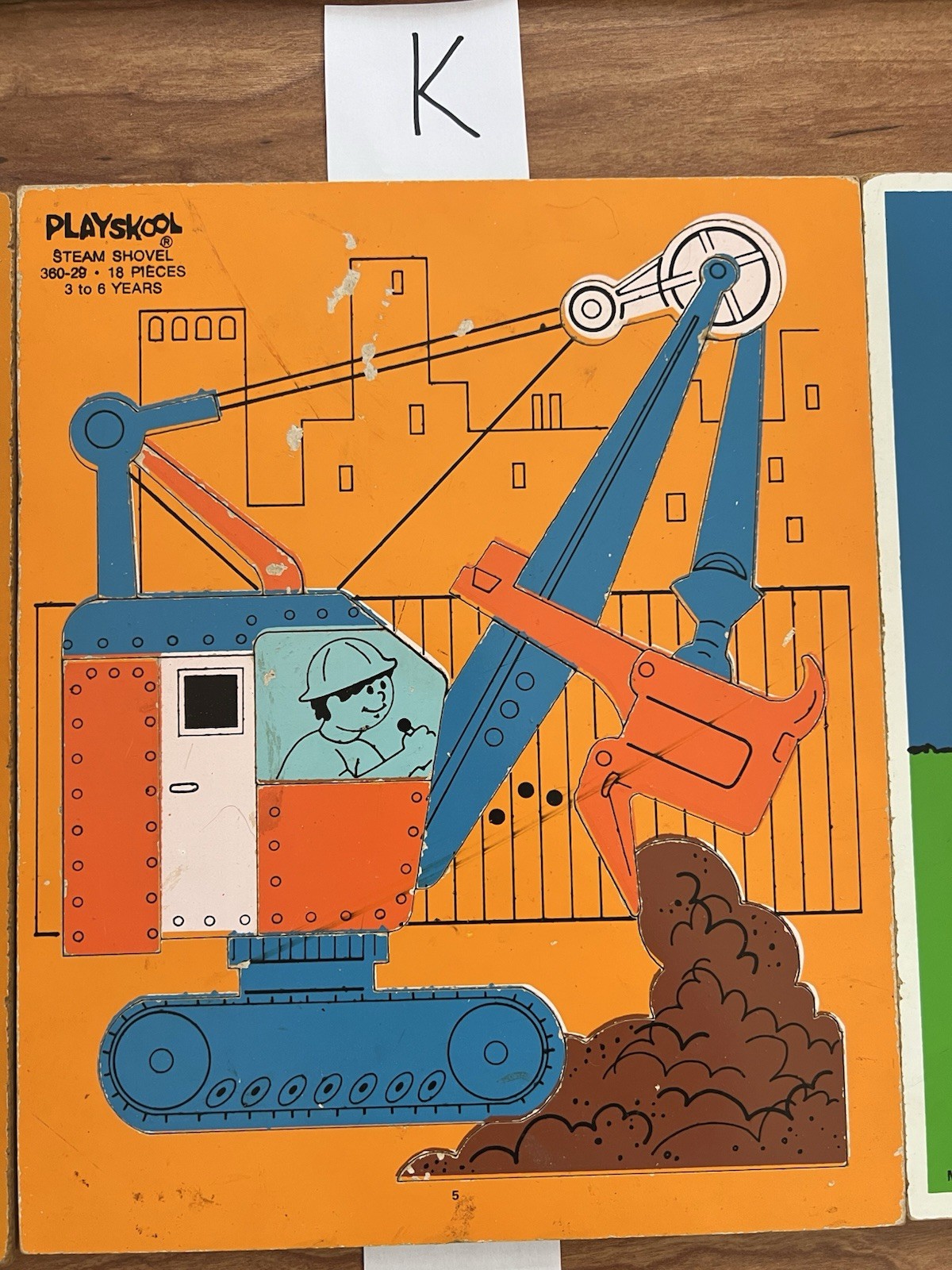 Vintage 1970s Playskool Puzzles Sold Individually