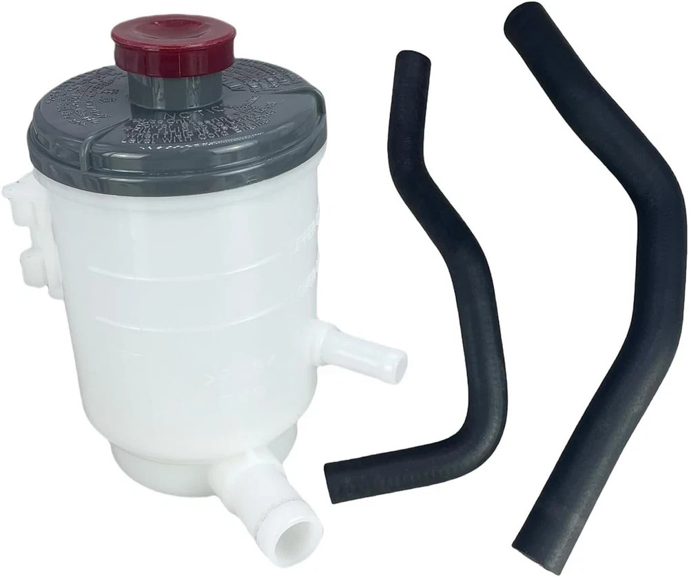 Power Steering Reservoir Tank with Suction & Return Hose Fit for 2008-2012 Honda
