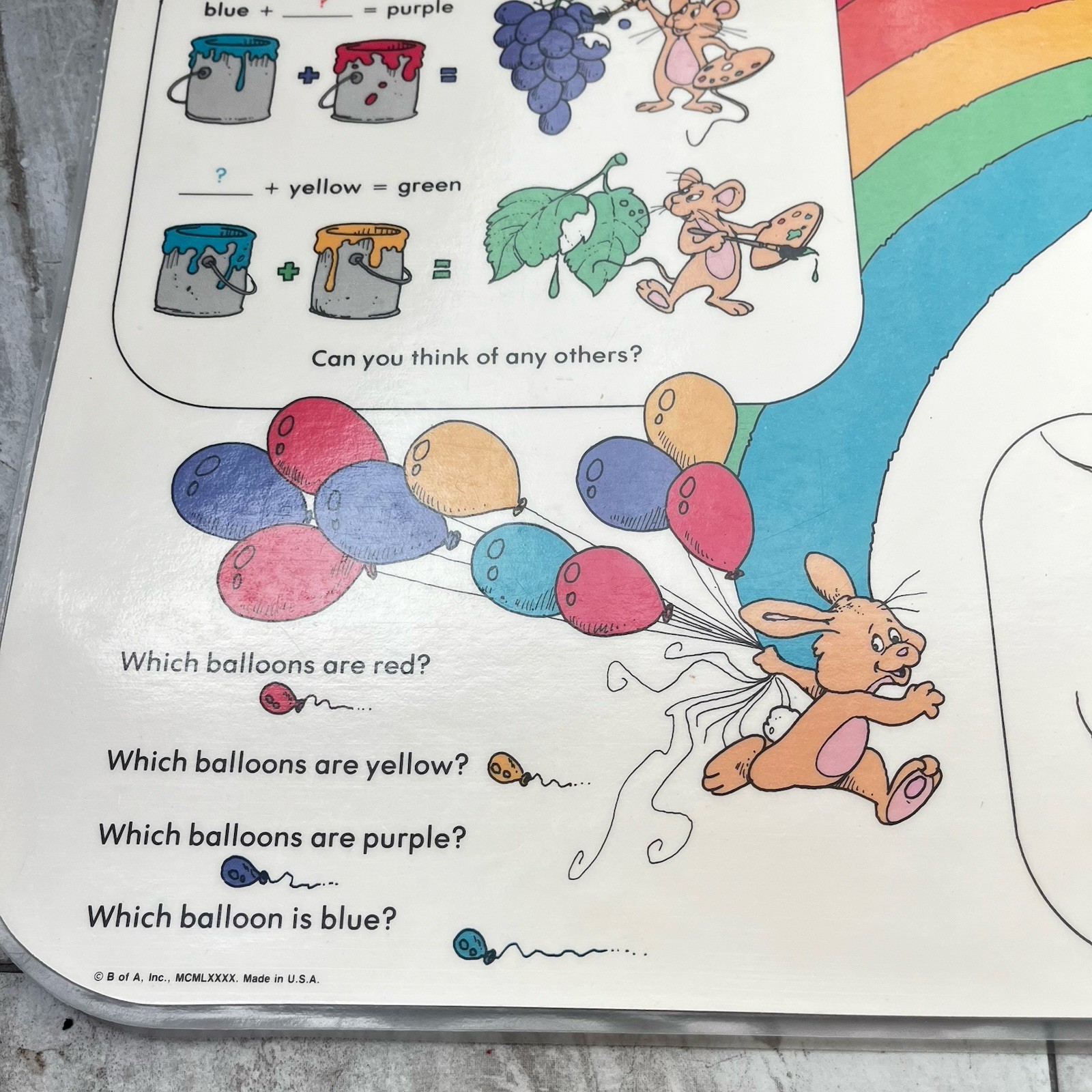 Melissa & Doug / Various Double-Sided Write-A-Mats Placemats Preschool Learning