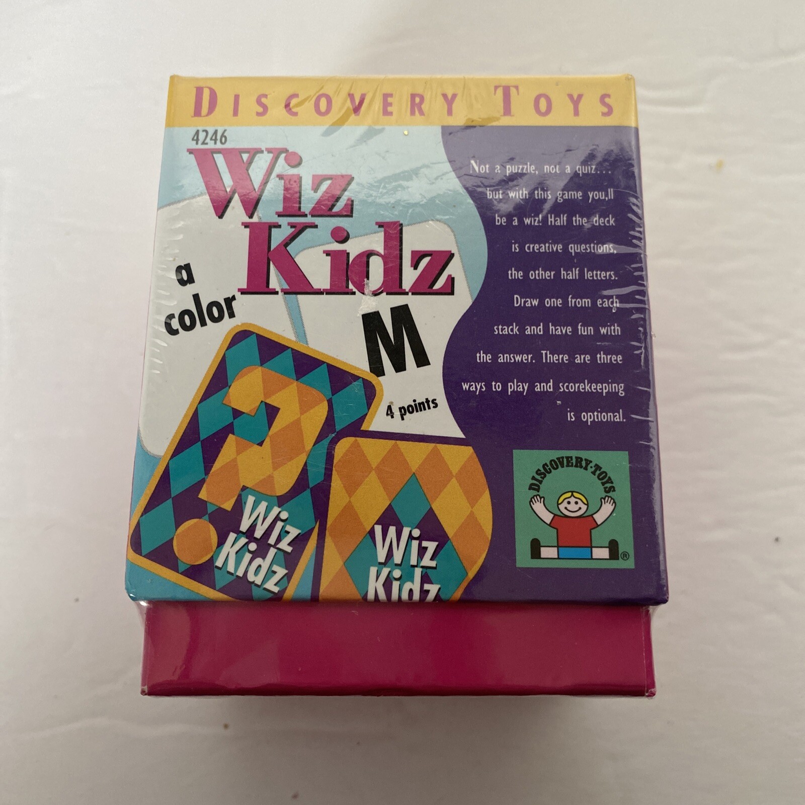 Discovery Toys WIZ Kidz Categories Family Card Game in Travel Box- NEW/SEALED