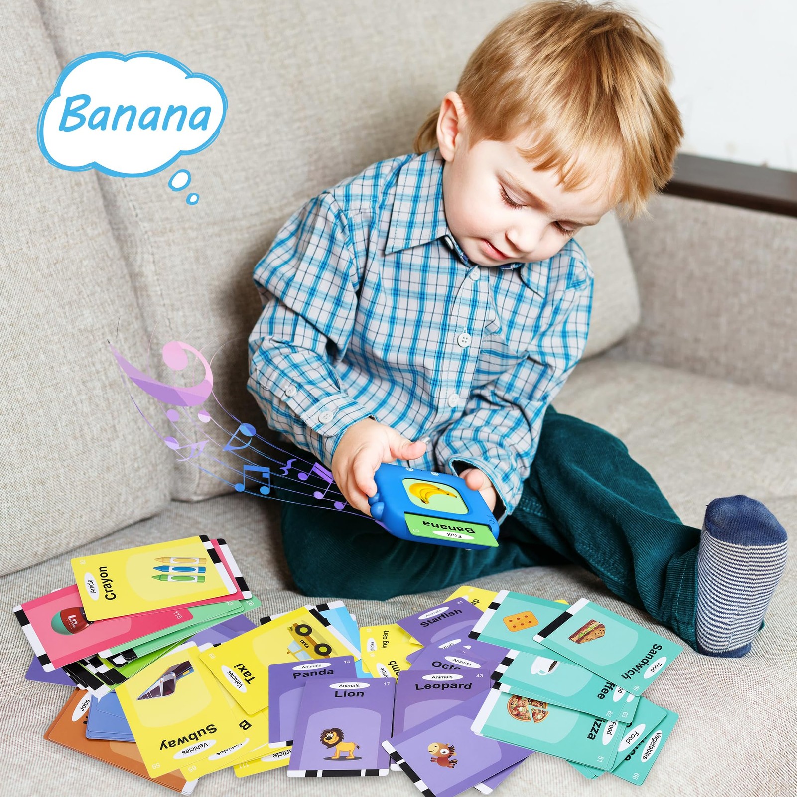 Kuovei Talking Flash Cardskids Toddler Flash Cards 240 Sight Wordsmontessori