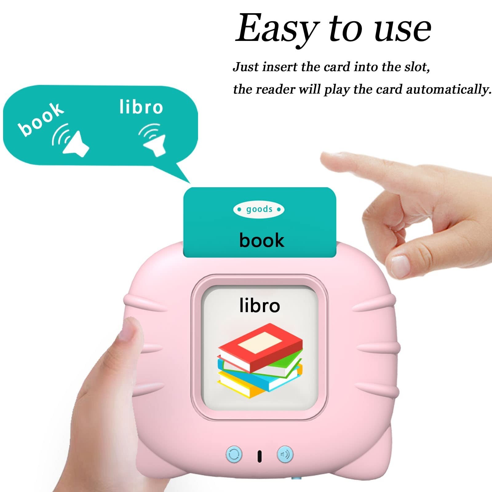 Bilingual Talking Flash Cards for Toddlers – Spanish & English Learning Toy, 258