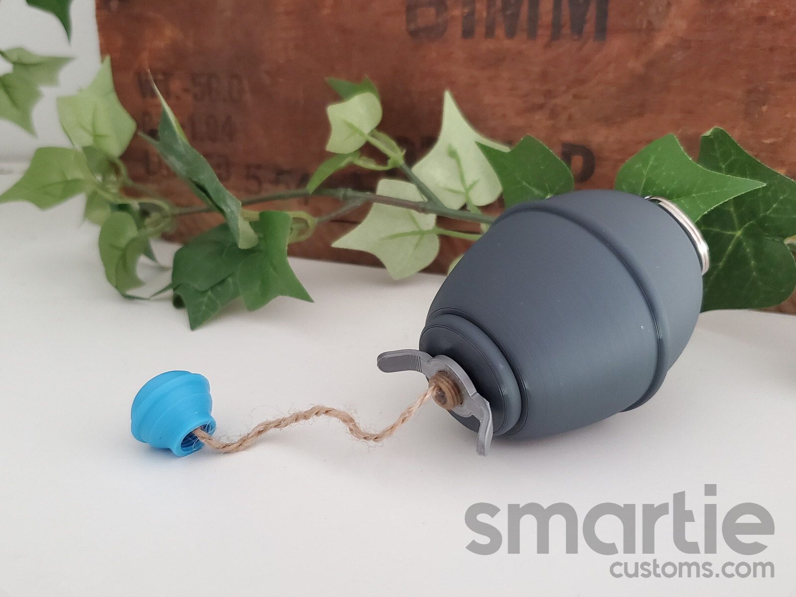 DUMMY Model 39 WW2 Era German “Egg” Frag Grenade – Accurate Size Plastic Replica
