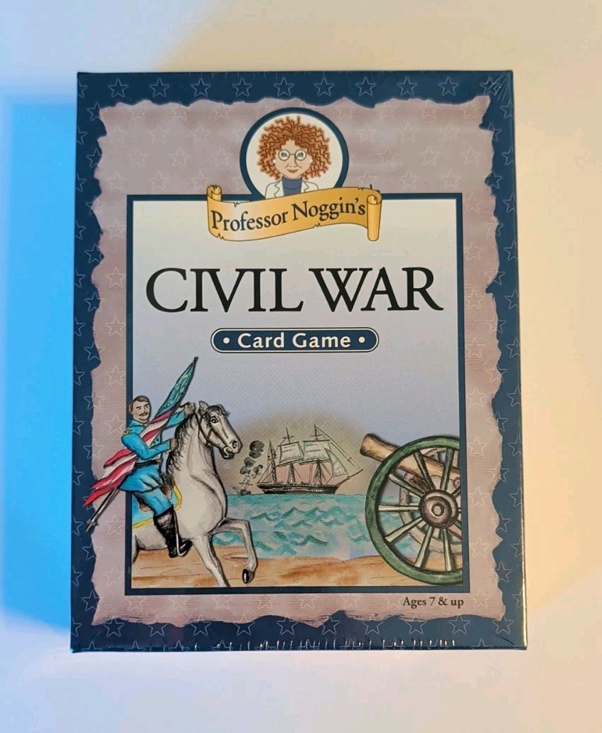 Professor Noggin’s Educational Card Game – Civil War – New and Factory Sealed!