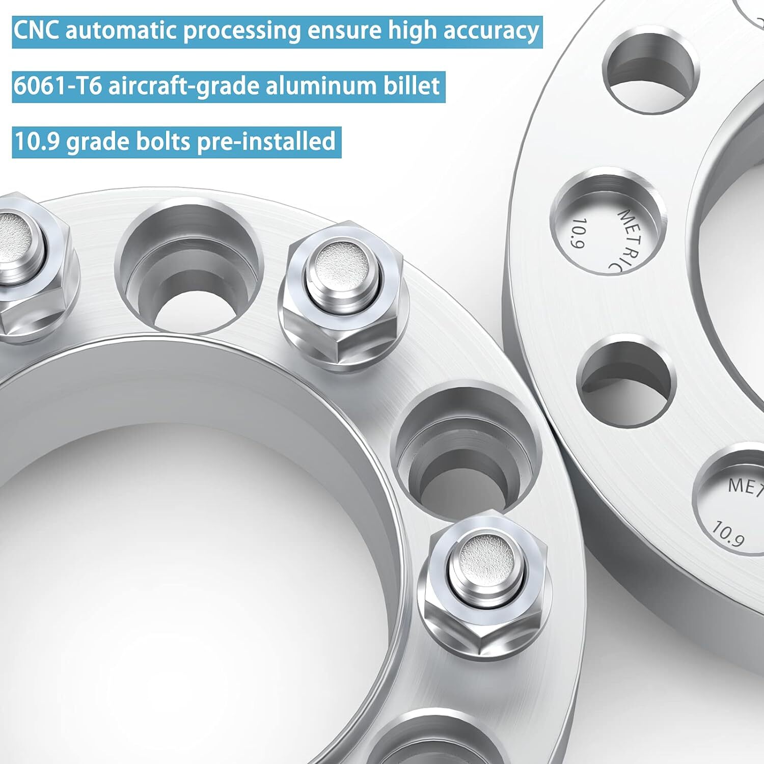 HHCSOP 5×4.5 Wheel Spacers 2 inch, Compatible with Ford Mustang Ranger Edge