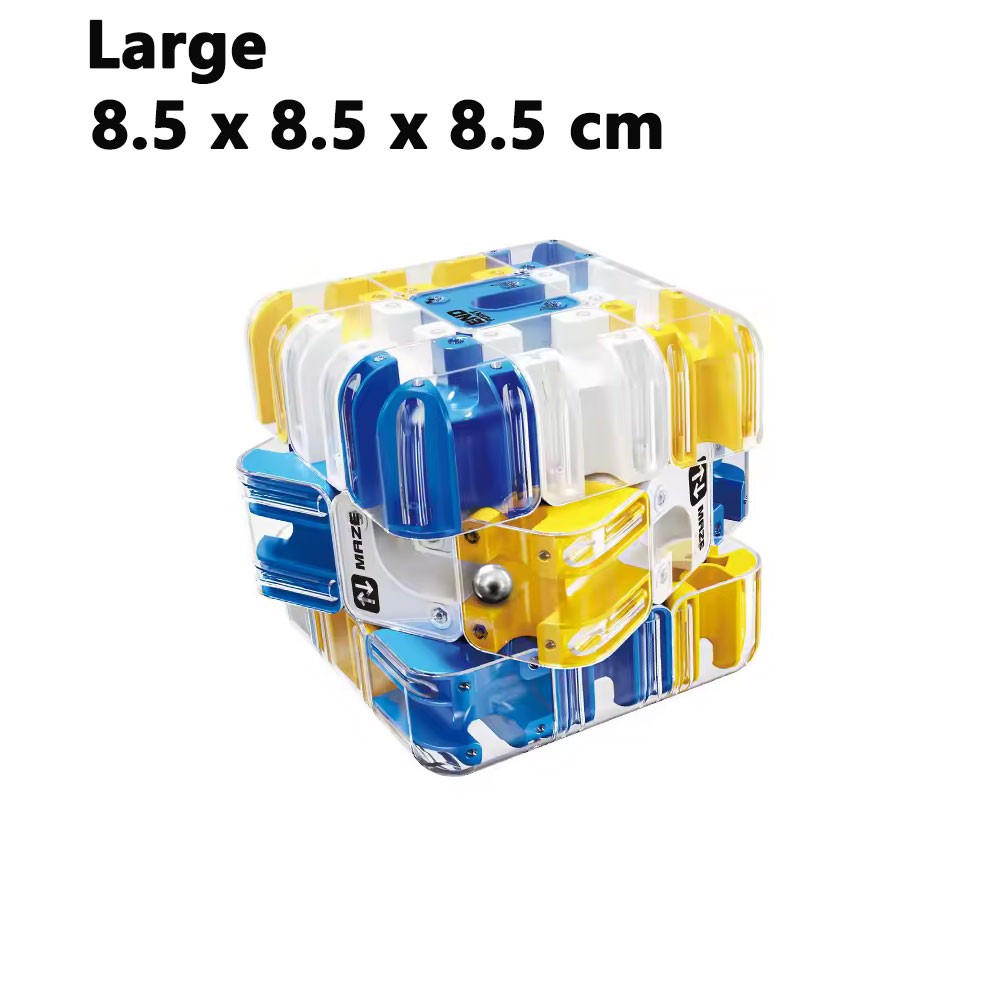 3D Maze Cube – 2-in-1 Twist & Roll Brain Teaser Toy for Kids & Adults