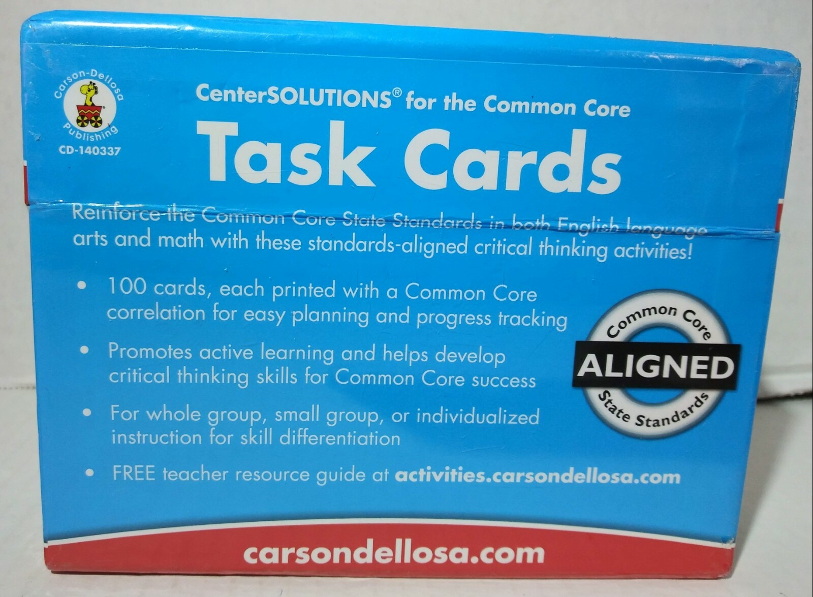 CarsonDellosa Task Cards Learning Cards Grade 5
