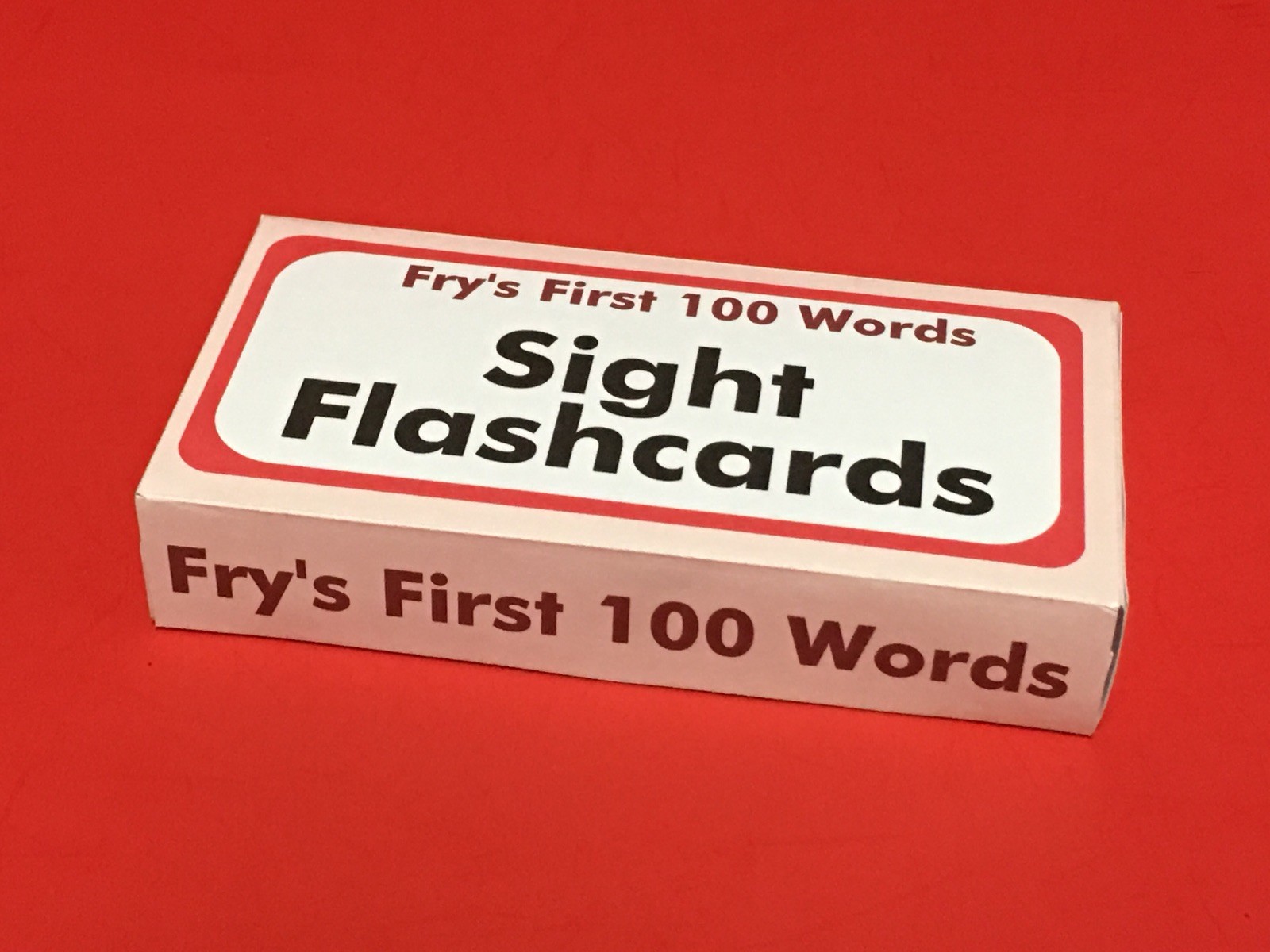 NEW Fry’s First Hundred Words – Reading – Fry Sight Word Flash Cards – 100 cards