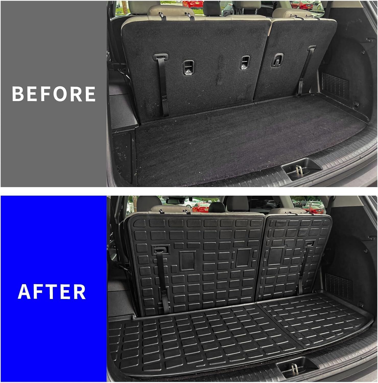 Floor Mats Rongtaod Cargo Mat Compatible with 2020-2025 Kia Telluride Cargo