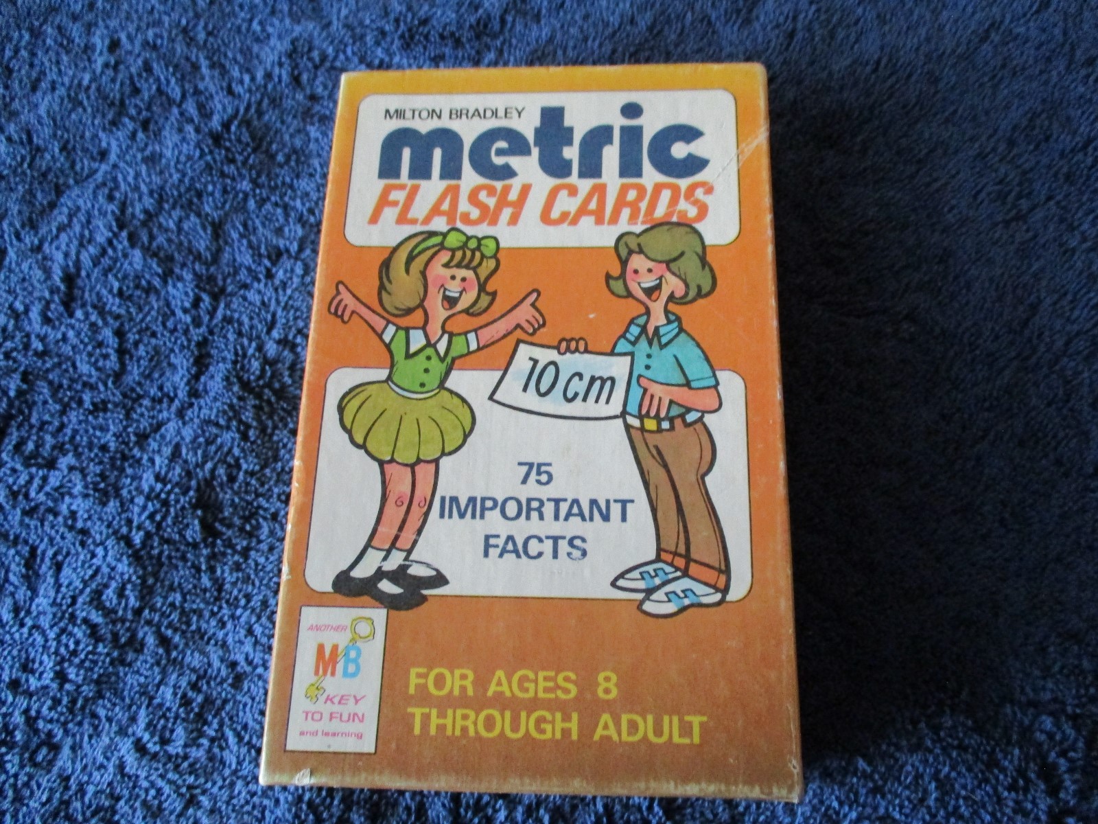 1977 Milton Bradley #4724 Metric Flash Cards