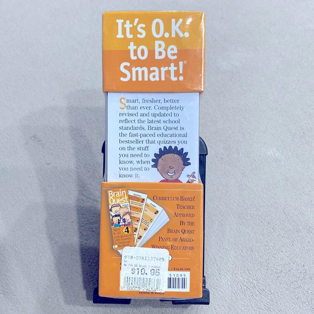 NWT Sealed Brain Quest Grade 4 Ages 9-10/Revised 3rd Edition /Its OK To Be Smart