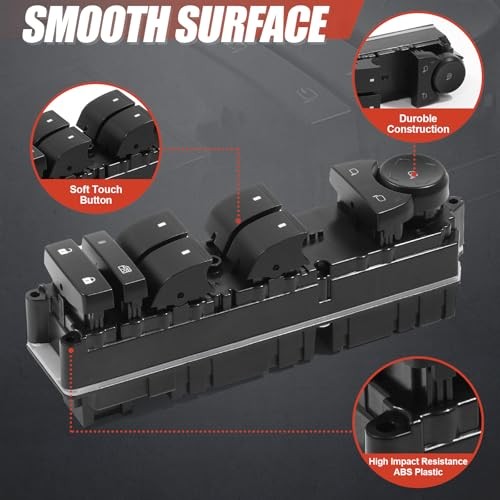 20835552 Driver Side Power Master Control Window & Door Lock Switch Fit for