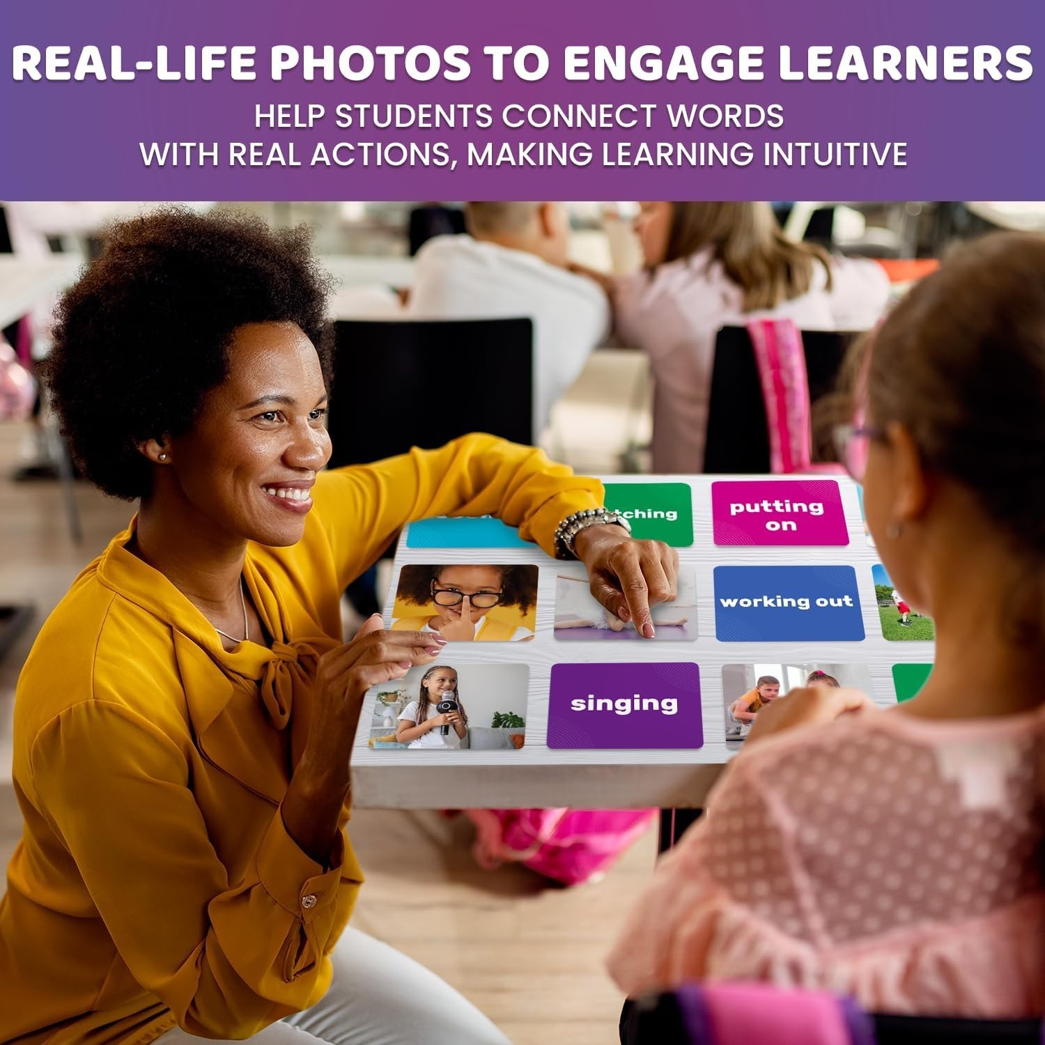 Large Flash Cards 364: Vocabulary, Speech Therapy, ESL, ABA, Pre-K to 3rd Grade