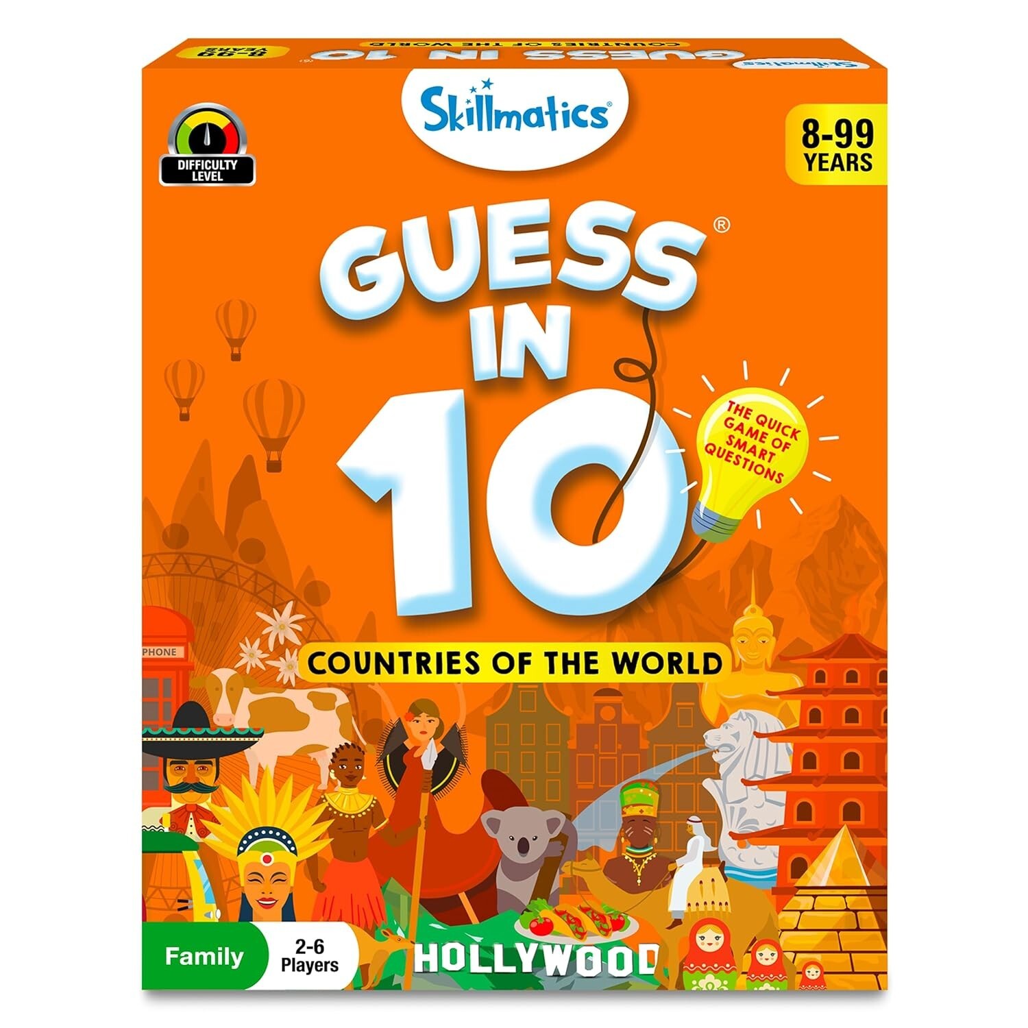 Skillmatics Card Game – Guess in 10 Countries of The World,