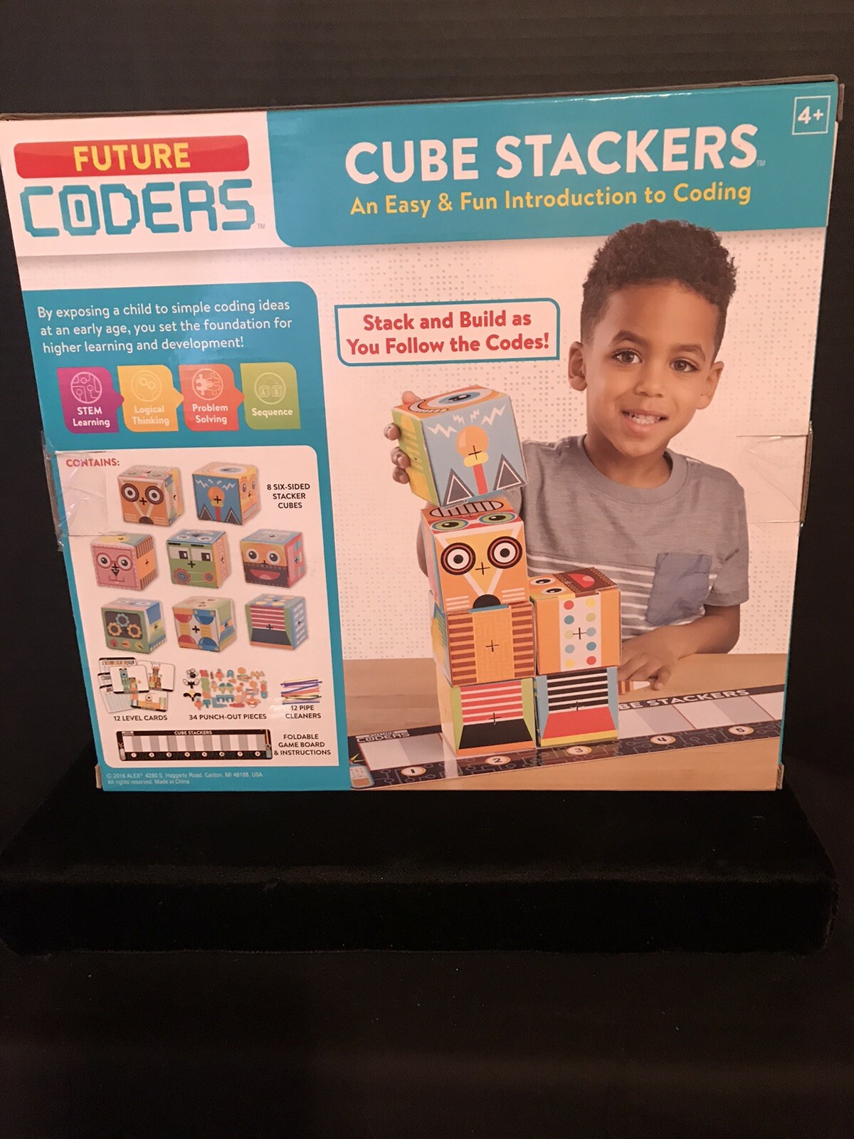 ALEX 890110FC FUTURE CODERS CUBE STACKERS-STEM LEARNING-NEW-AGES 4 & UP