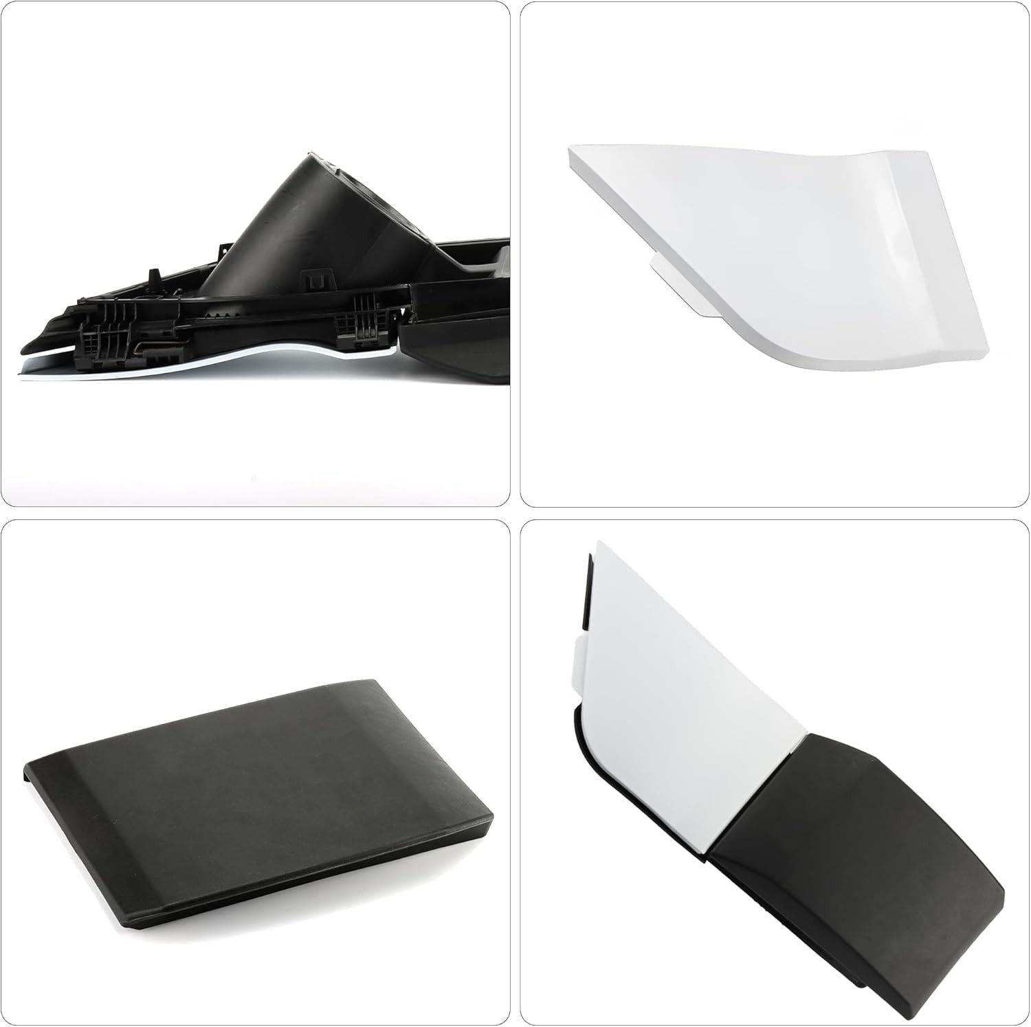 3 in 1 Gas Door Replacement Assembly Fuel Filler Door Housing Pocket Hinge Assem