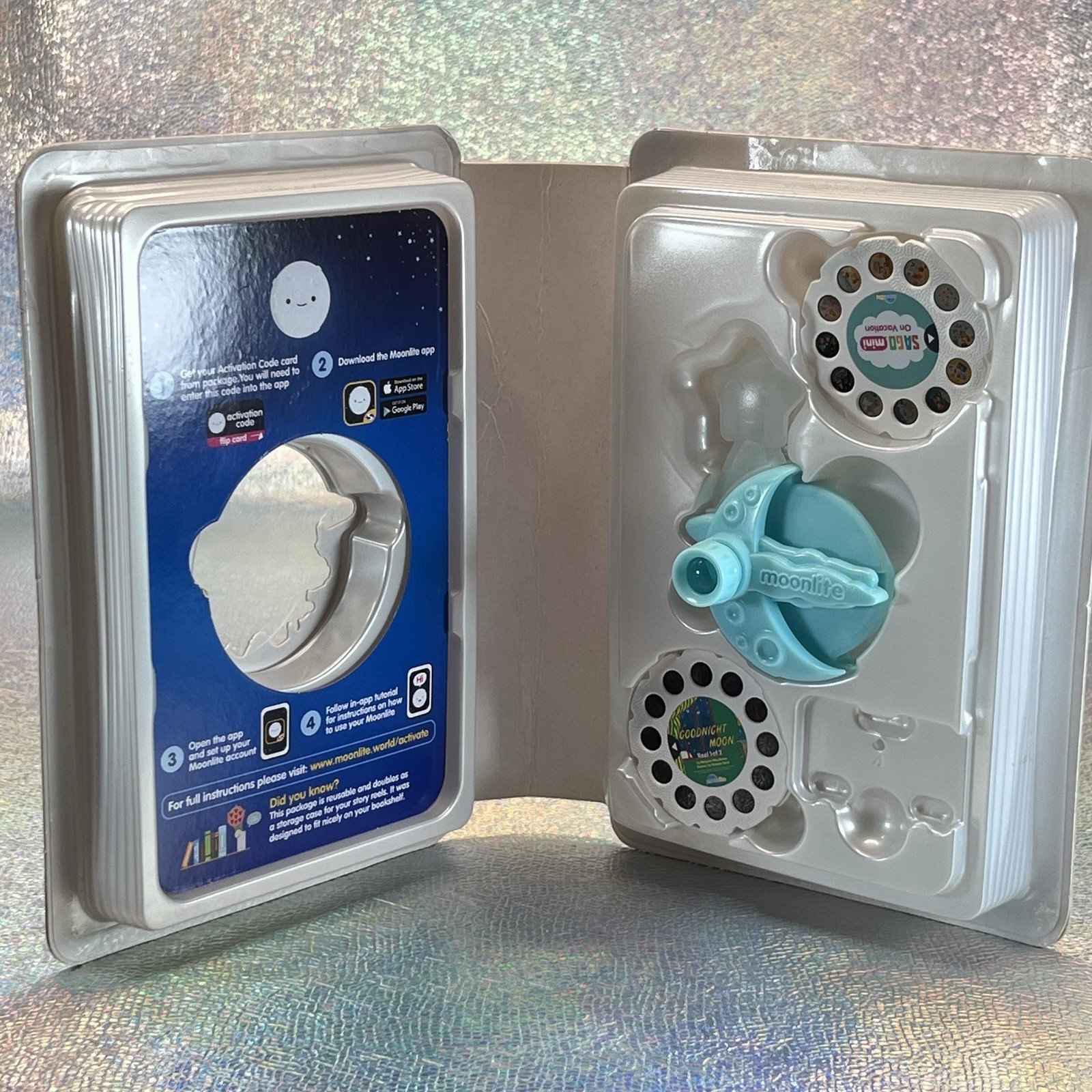 Moonlite Storybook Movie Projector Starter Pack Goodnight Moon & Sago Mini Reels