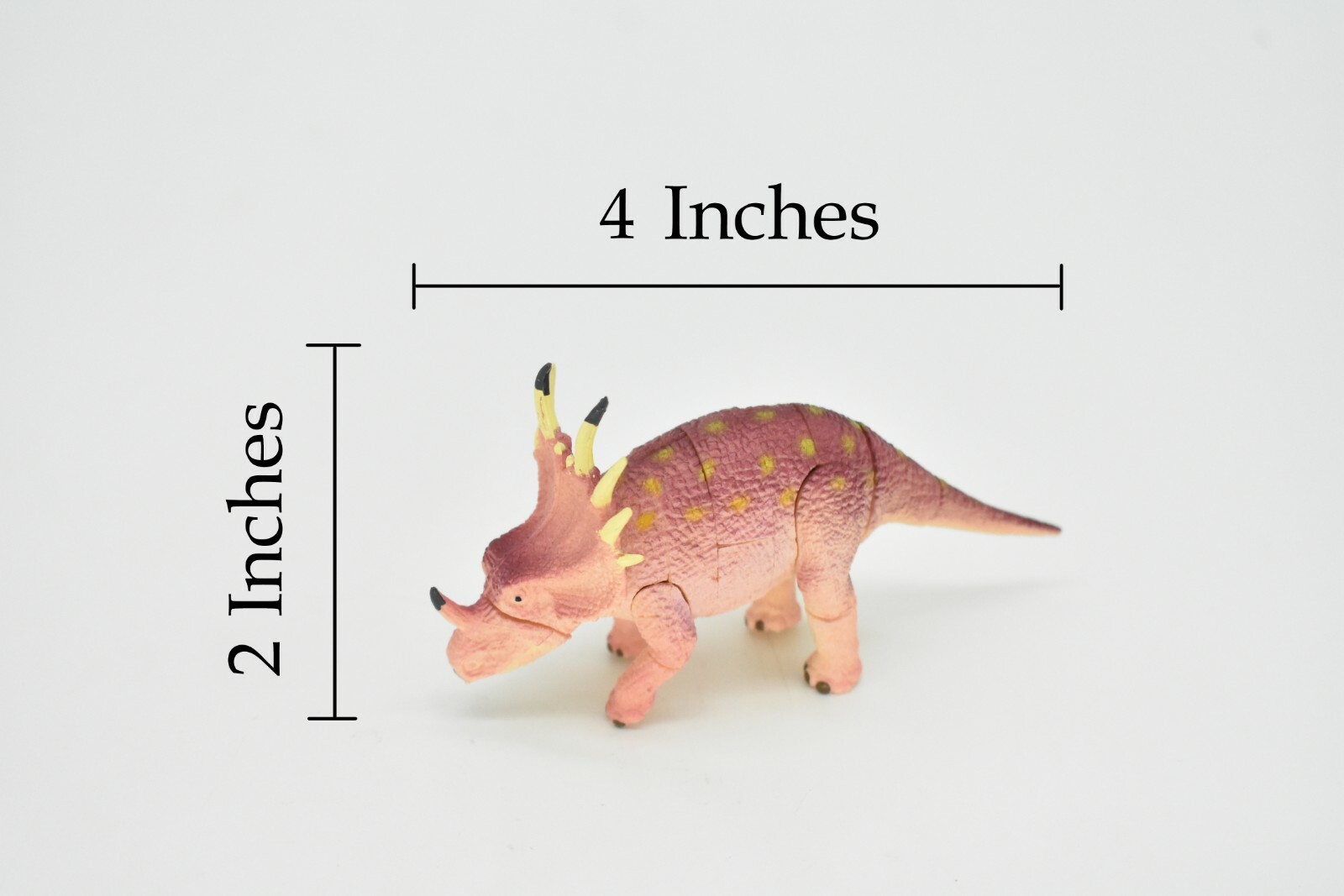 Styracosaurus Dinosaur, 3D Puzzle Very Nice Plastic Replica 4″ long – F3047 B33
