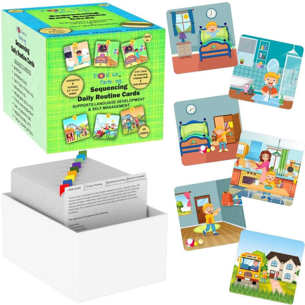 Sequencing Daily Routine Conversation Cards | Learning Material for Social Sk…